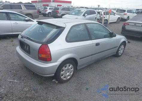 1998 Honda Civic Dx из США, поврежденный, VIN 2HGEJ6447WH101271